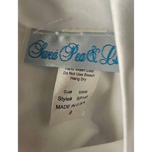 Swea Pea & Lilli Confirmation Flower Girl Dress Size 8 - Picture 7 of 7